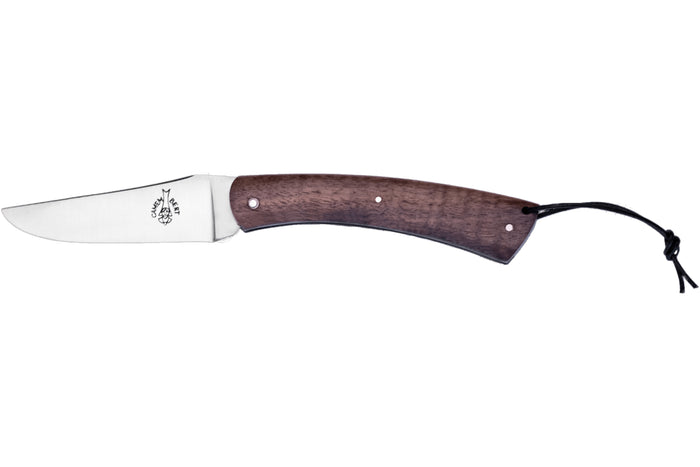 Couteau Camembert Sauveterre artisanal plein manche noyer 11cm