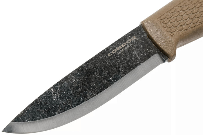Couteau Condor Terrasaur Désert 63846 lame 10,5cm manche polypropylène tan + étui