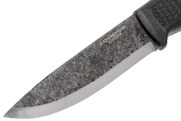 Couteau Condor Terrasaur Désert 63847 lame 10,5cm manche polypropylène noir + étui