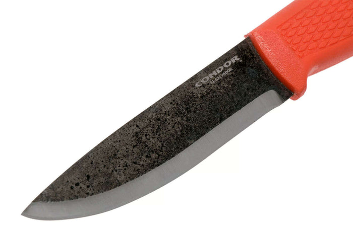 Couteau Condor Terrasaur Désert 63849 lame 10,4cm manche polypropylène orange avec étui
