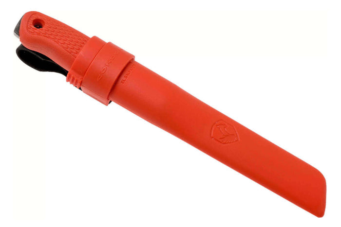 Couteau Condor Terrasaur Désert 63849 lame 10,4cm manche polypropylène orange avec étui