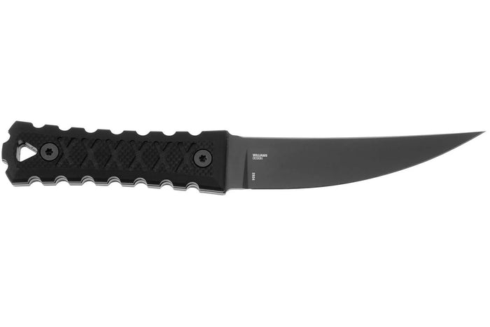 Couteau CRKT H74 2924.CR lame 12cm manche en G10 noir + étui