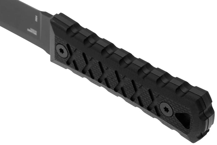 Couteau CRKT H74 2924.CR lame 12cm manche en G10 noir + étui