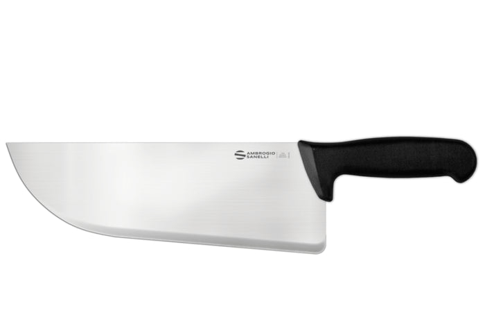 Couteau de boucher lourd professionnel Ambrogio Sanelli Supra noir 28cm