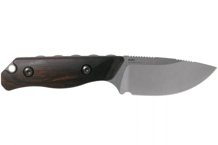 Couteau de chasse Benchmade Hidden Canyon Hunter 15017 lame 7cm manche bois + étui en cuir