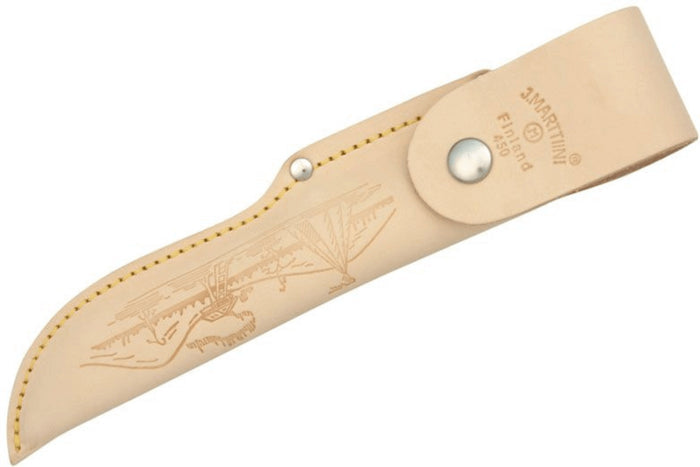 Couteau de chasse Marttiini Deluxe Lynx Bronze 450012 lame 11cm manche bouleau + étui