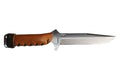 Couteau de chasse Wildsteer X Wild XW0101 lame 16cm manche cuir gold + étui en cuir
