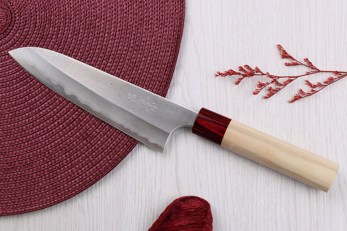Couteau de chef 18cm japonais artisanal Masakage Yuki Shirogami 2