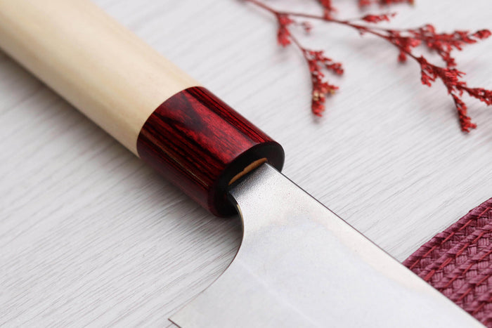 Couteau de chef 18cm japonais artisanal Masakage Yuki Shirogami 2