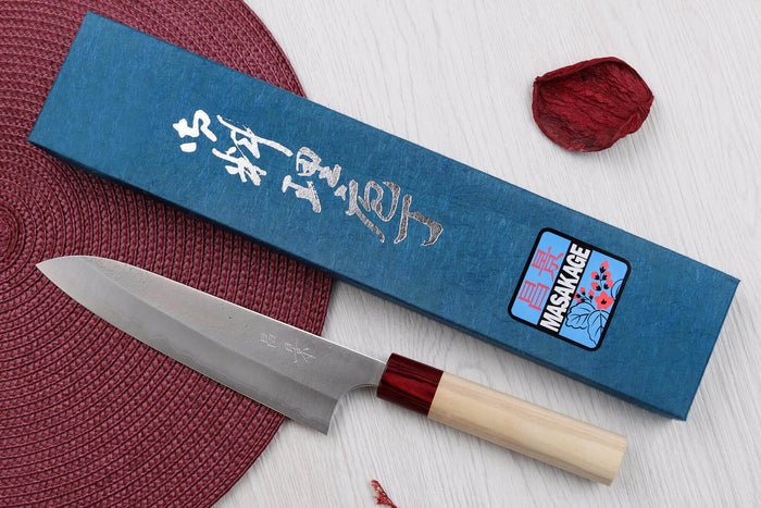 Couteau de chef 18cm japonais artisanal Masakage Yuki Shirogami 2