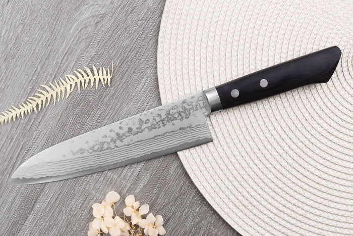 Couteau de chef 18cm japonais artisanal Masutani VG10 Damas