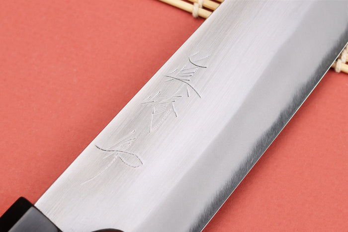Couteau de chef 18cm japonais artisanal Naoki Mazaki WS2 poli