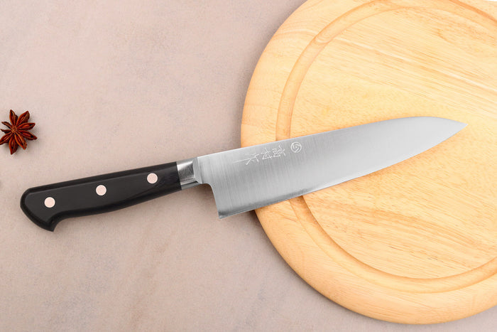 Couteau de chef 18cm japonais artisanal Takamura VG10 poli