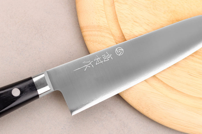 Couteau de chef 18cm japonais artisanal Takamura VG10 poli