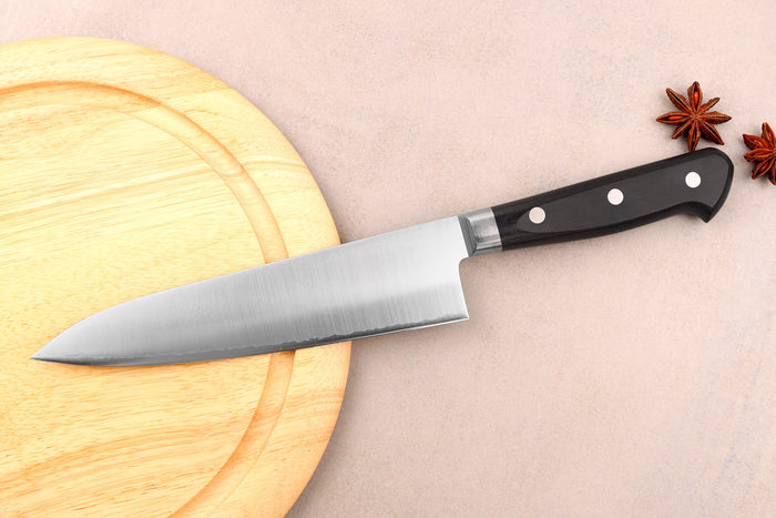 Couteau de chef 18cm japonais artisanal Takamura VG10 poli