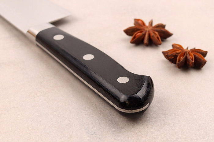 Couteau de chef 18cm japonais artisanal Takamura VG10 poli