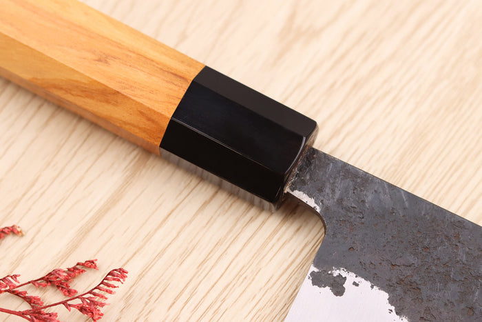 Couteau de chef 18cm japonais artisanal Yoshimune par Kawamura Black WS2