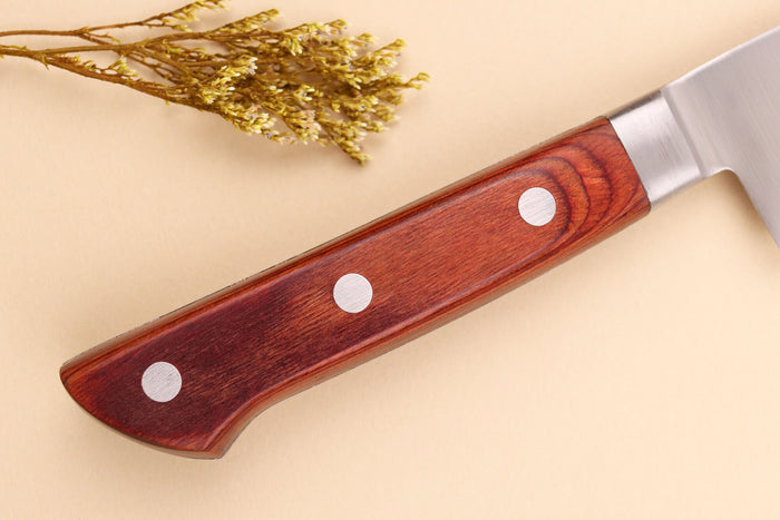 Couteau de chef 18cm japonais Satake Cutlery Brown Pakkawood