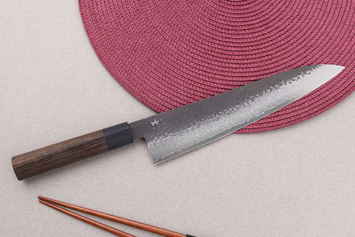 Couteau de chef 18cm japonais Shizu Hamono Gen VG10 damas