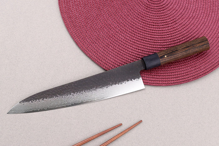 Couteau de chef 18cm japonais Shizu Hamono Gen VG10 damas