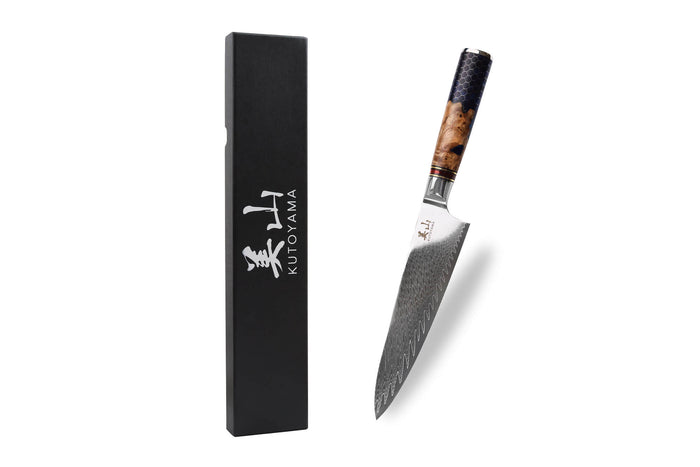 Couteau de chef 19cm Kutoyama damas nid d'abeille