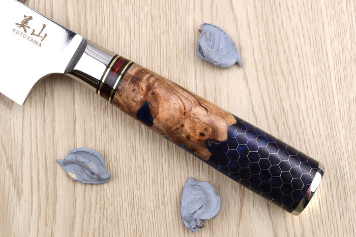 Couteau de chef 19cm Kutoyama damas nid d'abeille