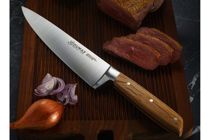 Couteau de chef 20cm 32 Dumas Signature manche en chêne vert