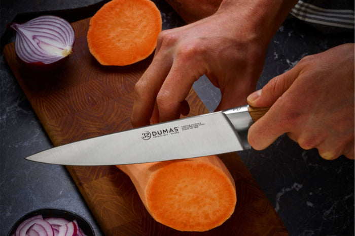 Couteau de chef 20cm 32 Dumas Signature manche en chêne vert
