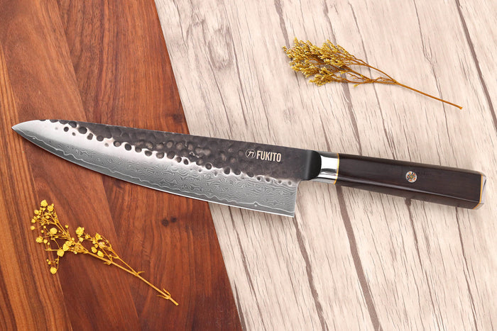 Couteau de chef 20cm Fukito Ébène Damas VG10