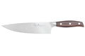 Couteau de chef 20cm Guillaume Leonard Cuistot en acier inoxydable et bois de santal rouge