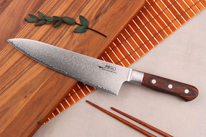 Couteau de chef 20cm japonais MAC Damas 45 couches 60th anniversary - Édition limitée