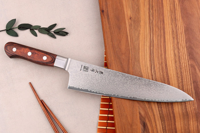 Couteau de chef 20cm japonais MAC Damas 45 couches 60th anniversary - Édition limitée