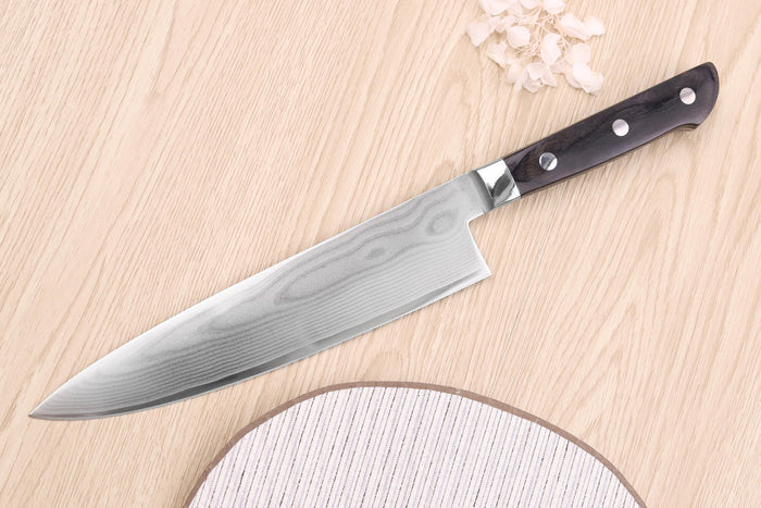 Couteau de chef 20cm japonais Satake Cutlery damas 69 couches