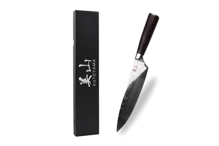 Couteau de chef 20cm Kutoyama Black Pakka