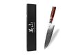 Couteau de chef 20cm Kutoyama damas pakka rainbow
