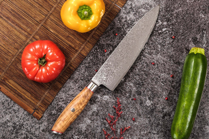 Couteau de chef 20cm Wusaki Fujiko 10CR damas