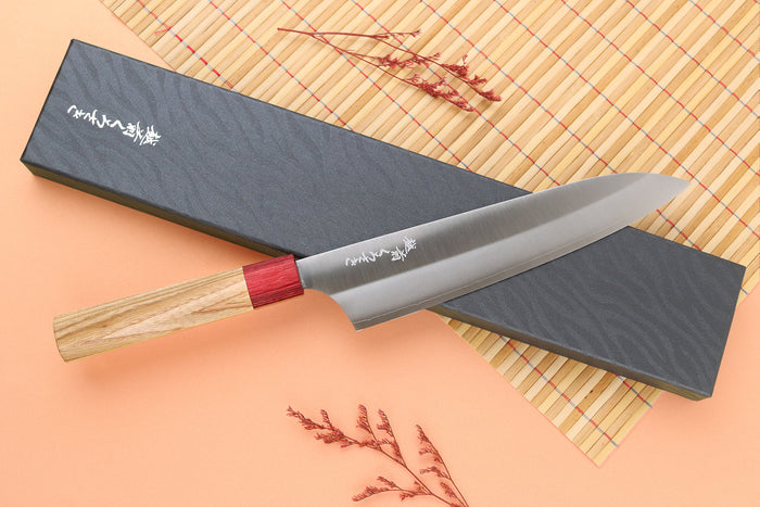 Couteau de chef 21cm japonais artisanal Makoto Kurosaki Ryusei VG7