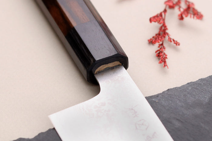 Couteau de chef 21cm japonais artisanal Makoto Kurosaki VG7 Damas