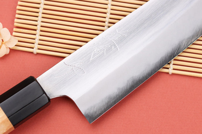 Couteau de chef 21cm japonais artisanal Naoki Mazaki WS2 poli