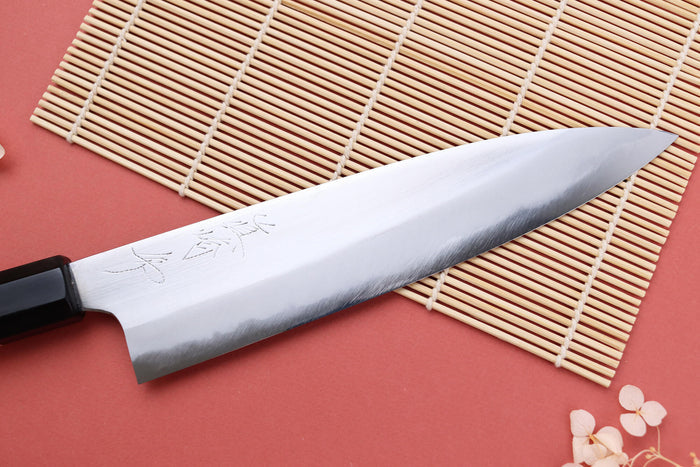 Couteau de chef 21cm japonais artisanal Naoki Mazaki WS2 poli