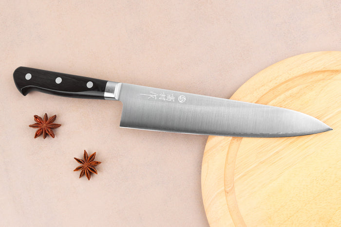 Couteau de chef 21cm japonais artisanal Takamura VG10 poli