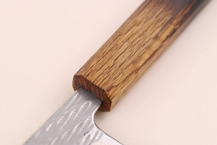Couteau de chef 21cm japonais artisanal Wusaki Nawame AUS10 damas
