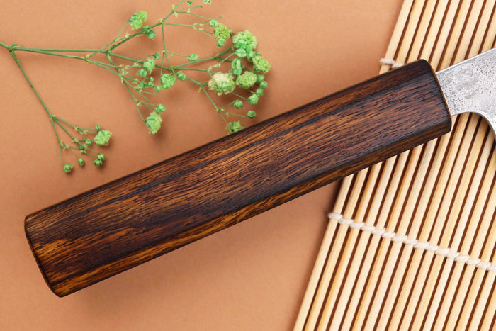 Couteau de chef 21cm japonais artisanal Yuzo Enju Damas 440C