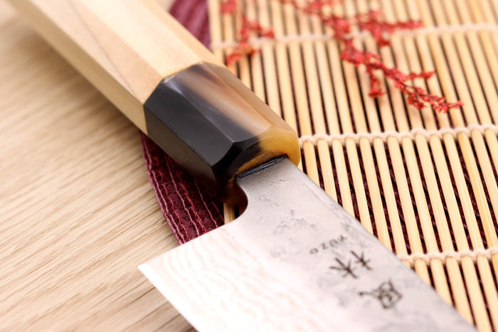 Couteau de chef 21cm japonais artisanal Yuzo Haruto Damas