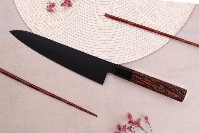 Couteau de chef 21cm japonais Sakai Takayuki Kurokage VG10 manche en wengé