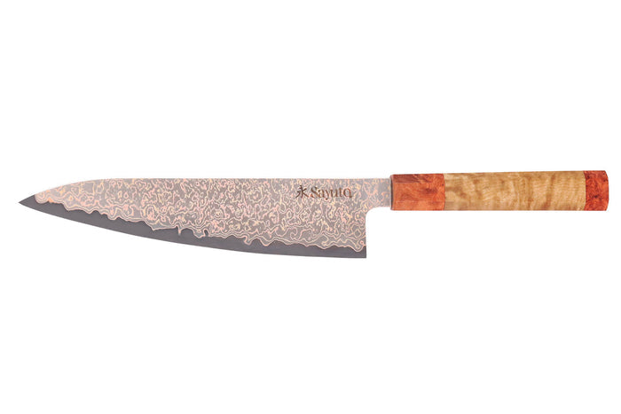 Couteau de chef 21cm Sayuto Érable Damas 12Cr