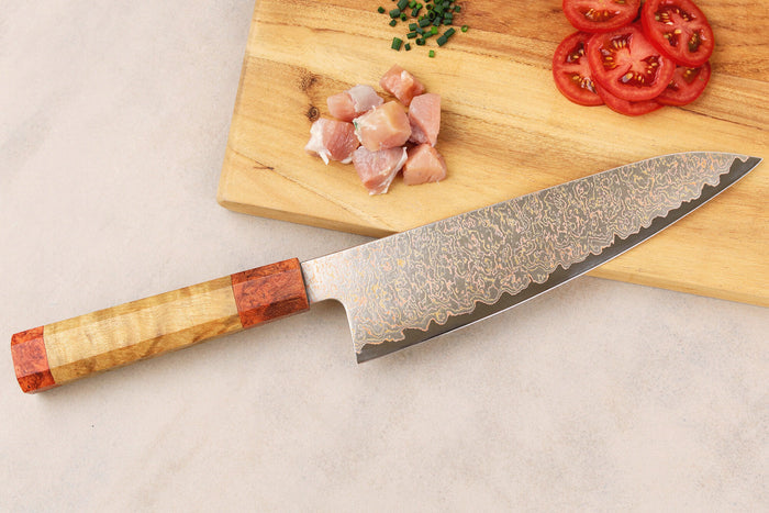Couteau de chef 21cm Sayuto Érable Damas 12Cr