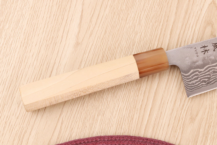 Couteau de chef 24cm japonais artisanal Yuzo Haruto Damas