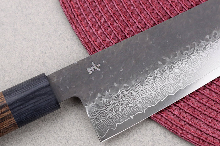 Couteau de chef 24cm japonais Shizu Hamono Gen VG10 damas
