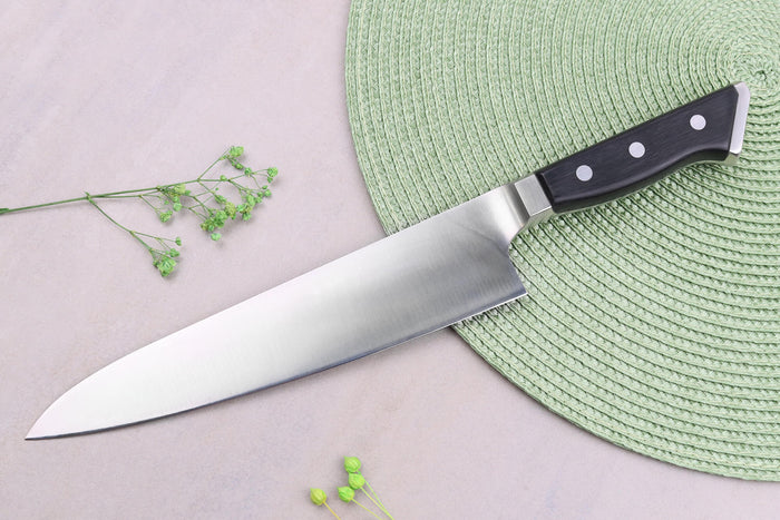 Couteau de chef alvéolé japonais Glestain K series 21cm